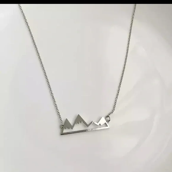 Gold Filled Mountain Necklace - Picture 2 of 3